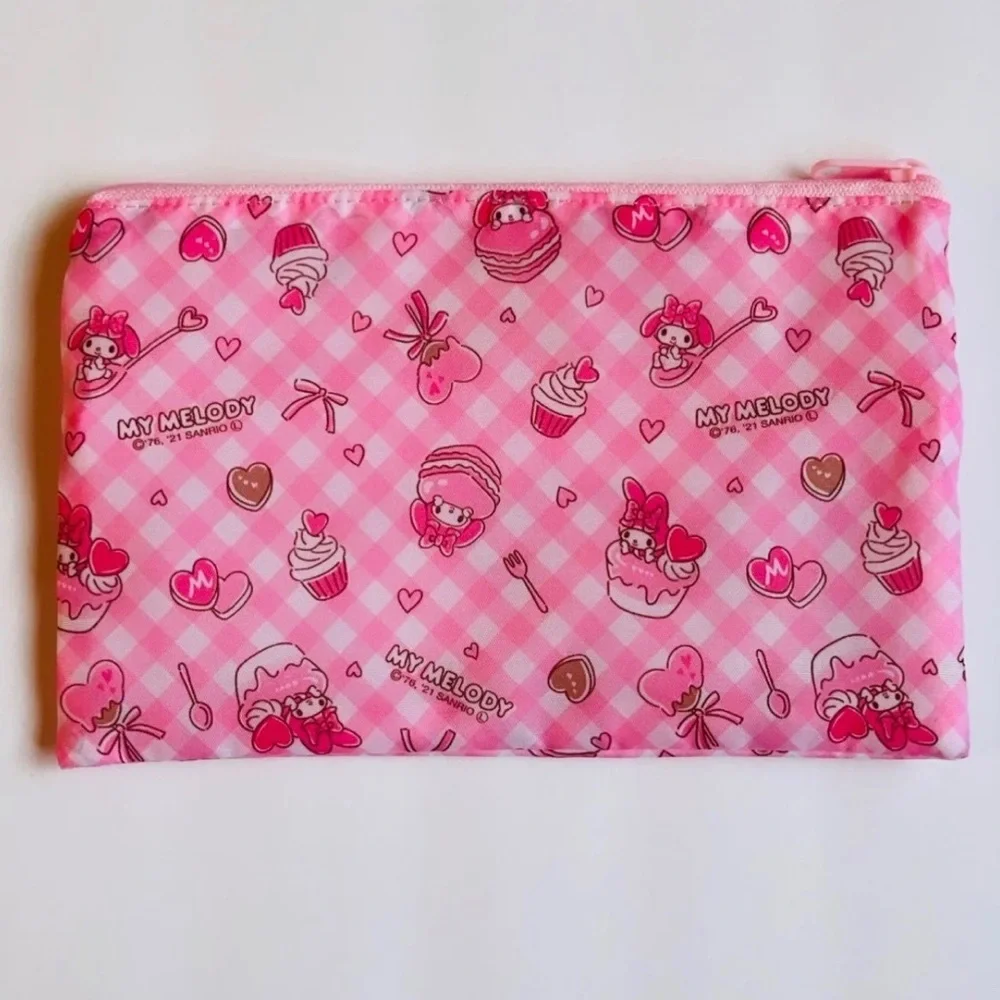 Sanrio My Melody Pink 2 Pocket zipper pouch